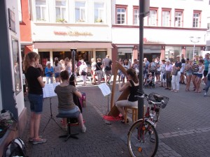 Straßenmusik in Heidelberg